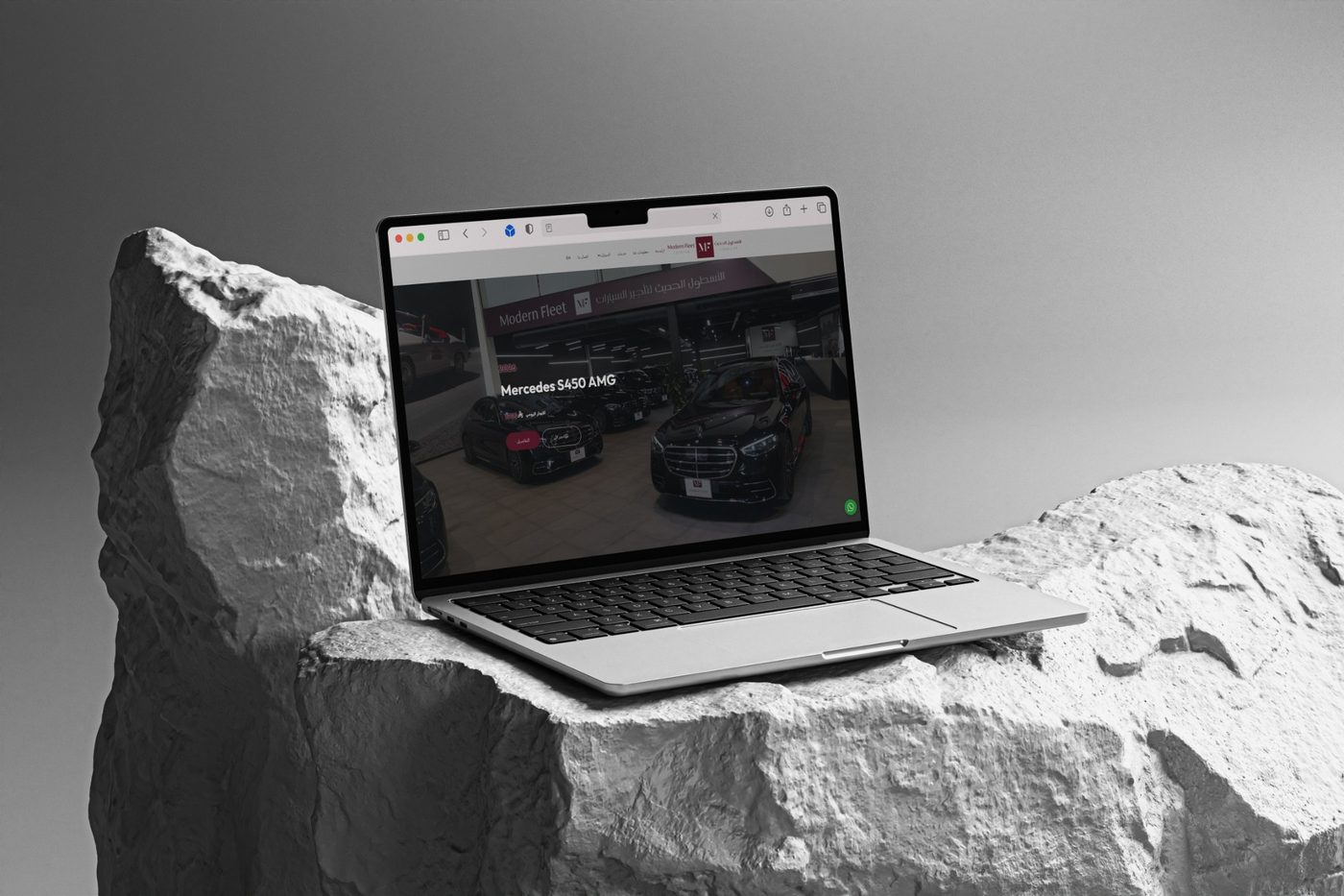 Modern Fleet project mockup